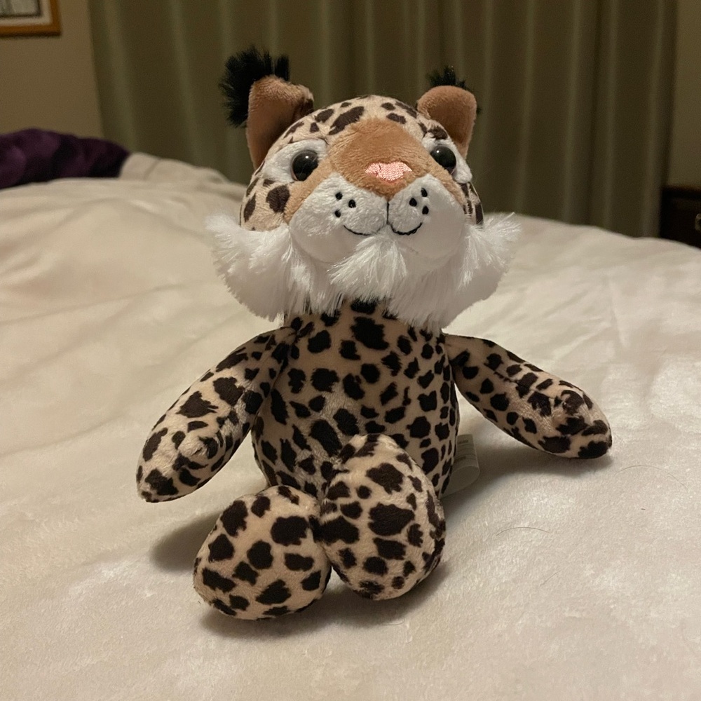 Leopard Print Cat Plush Toy